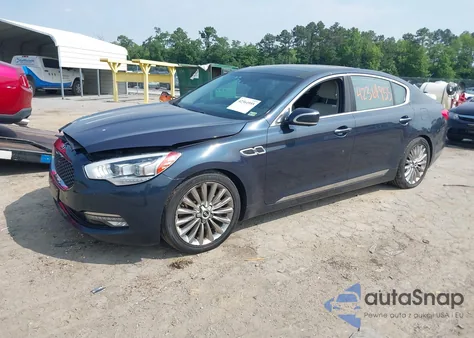 2015 Kia K900 Luxury z USA, uszkodzony, nr VIN KNALW4D41F6020535